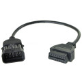 Cable OBD para Opel 10 pines macho a hembra de 16 pines OBD2